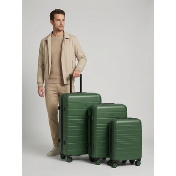 Roncato Suitcase Set 'Baseliner' in Green: front