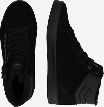 Sneaker înalt de la Calvin Klein Jeans pe negru