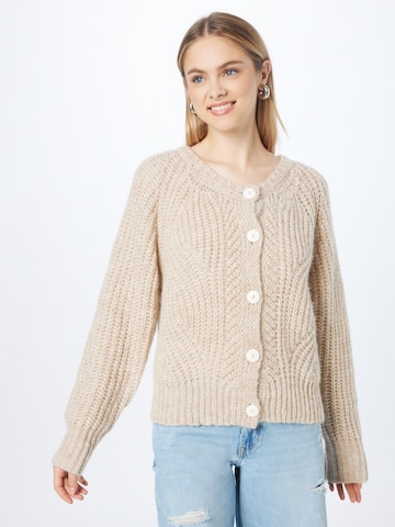 Cardigan Rich & Royal en beige : devant