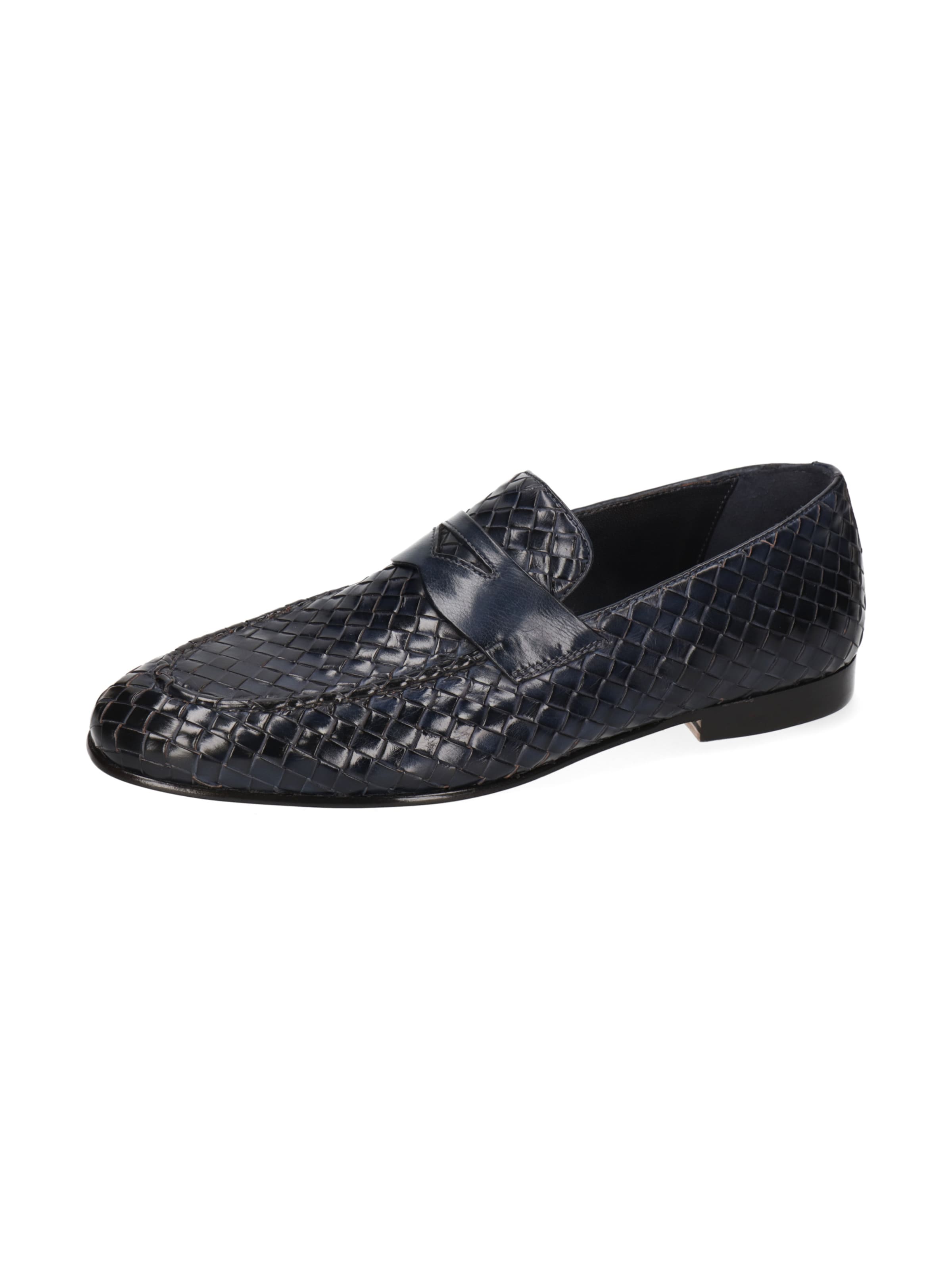 MELVIN & HAMILTON Moccasins 'Thomas 6' in Blue: front