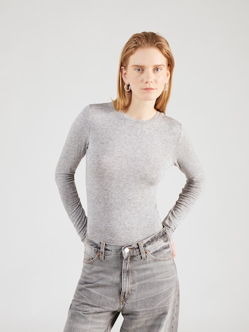 VERO MODA Shirt 'VINI' in Grey: front