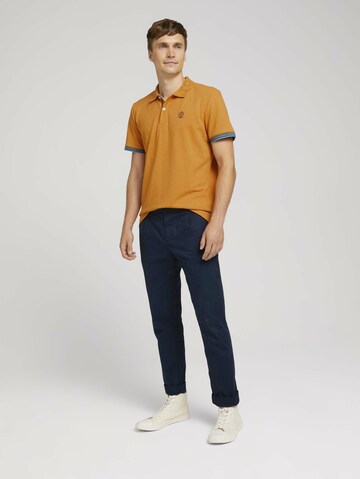 TOM TAILOR Poloshirt in Gelb