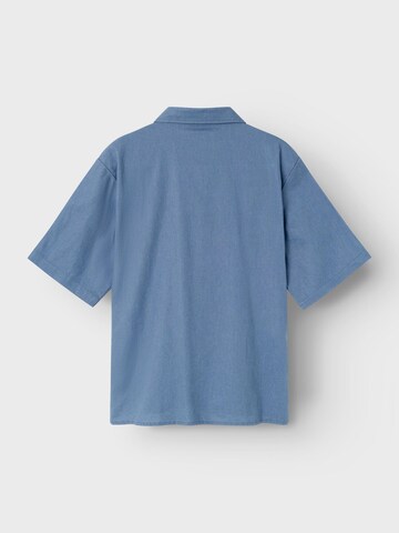NAME IT Regular Fit Skjorte i blå