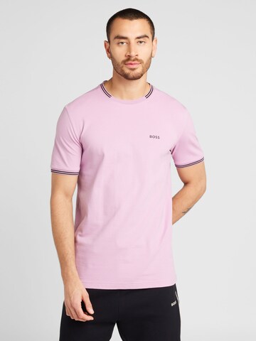 BOSS Shirt ' Taul ' in Roze: voorkant