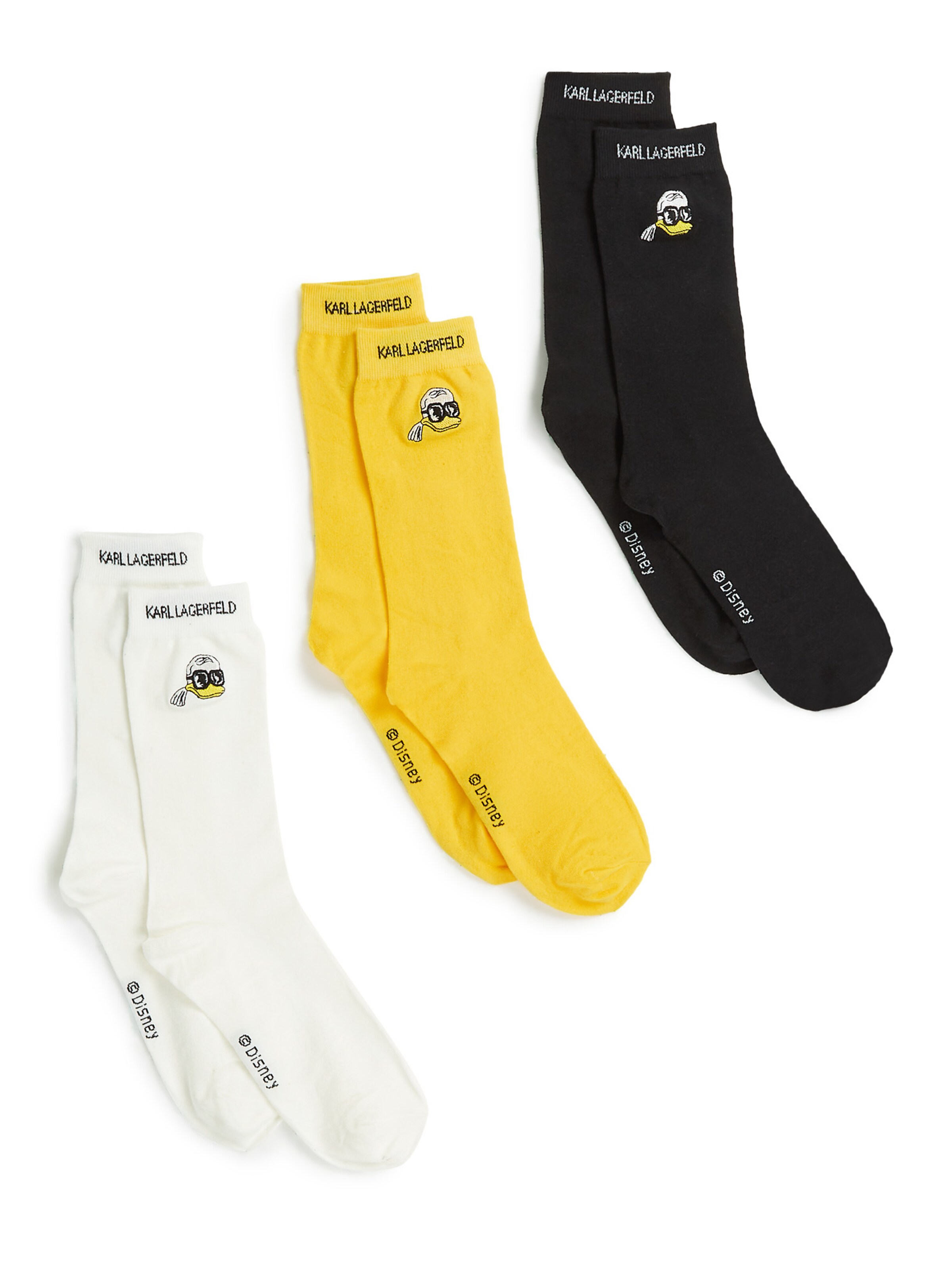 Karl Lagerfeld Sokid 'Disney x Karl Lagerfeld', värv kollane