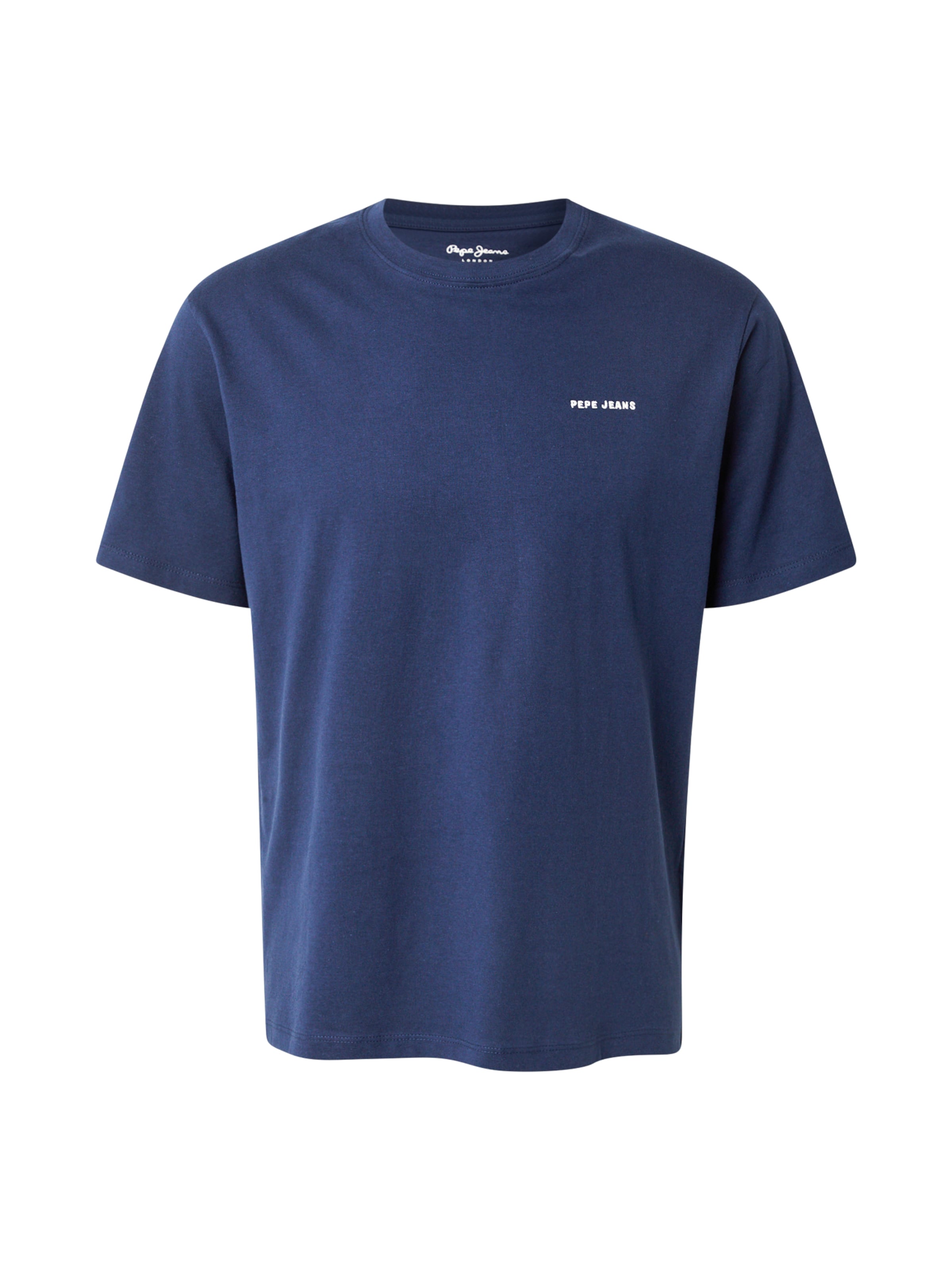 Pepe Jeans Тениска в синьо: отпред