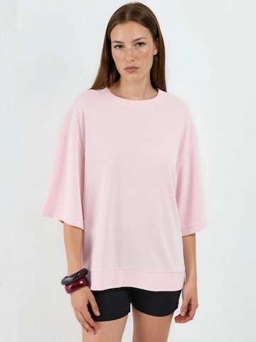 Maglia extra large di Busem in rosa