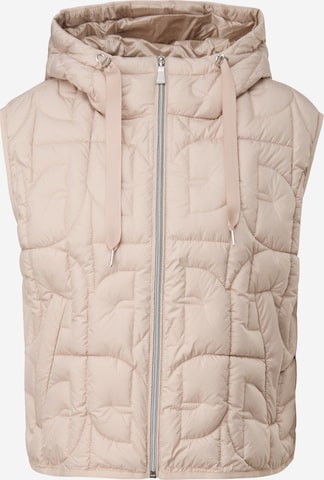 Gilet COMMA en beige : devant