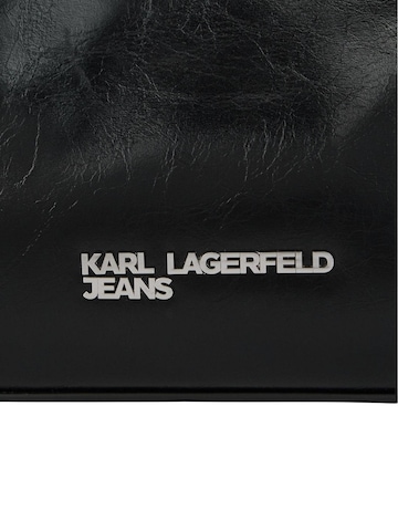 KARL LAGERFELD JEANS Schoudertas 'KLJ Buckle Shoulder Bag B1W30156' in Zwart