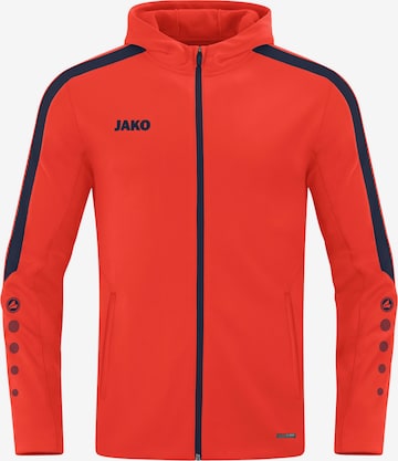 JAKO Athletic Jacket 'Power' in Orange: front