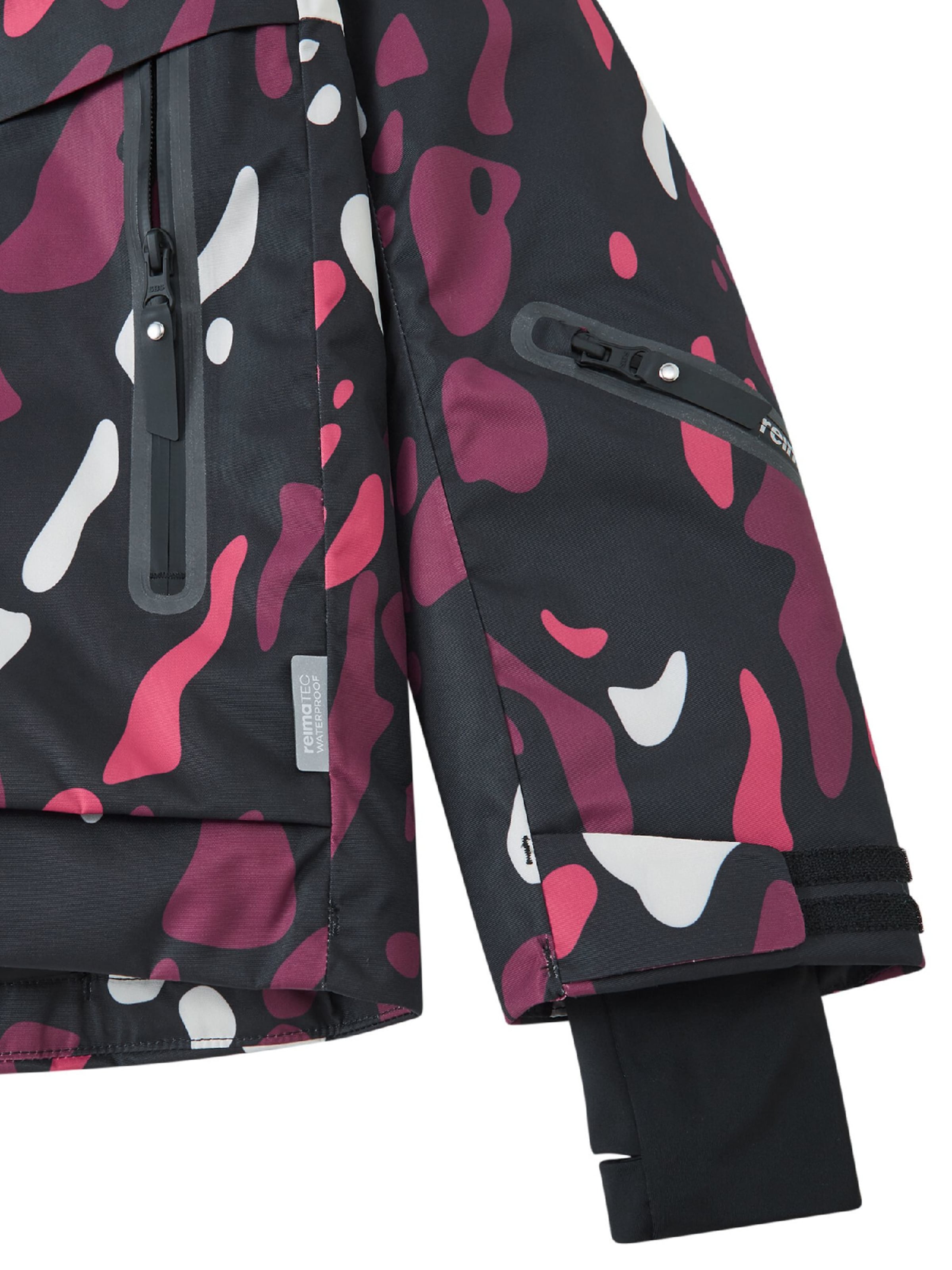 Reima Between-season jacket in Black: side