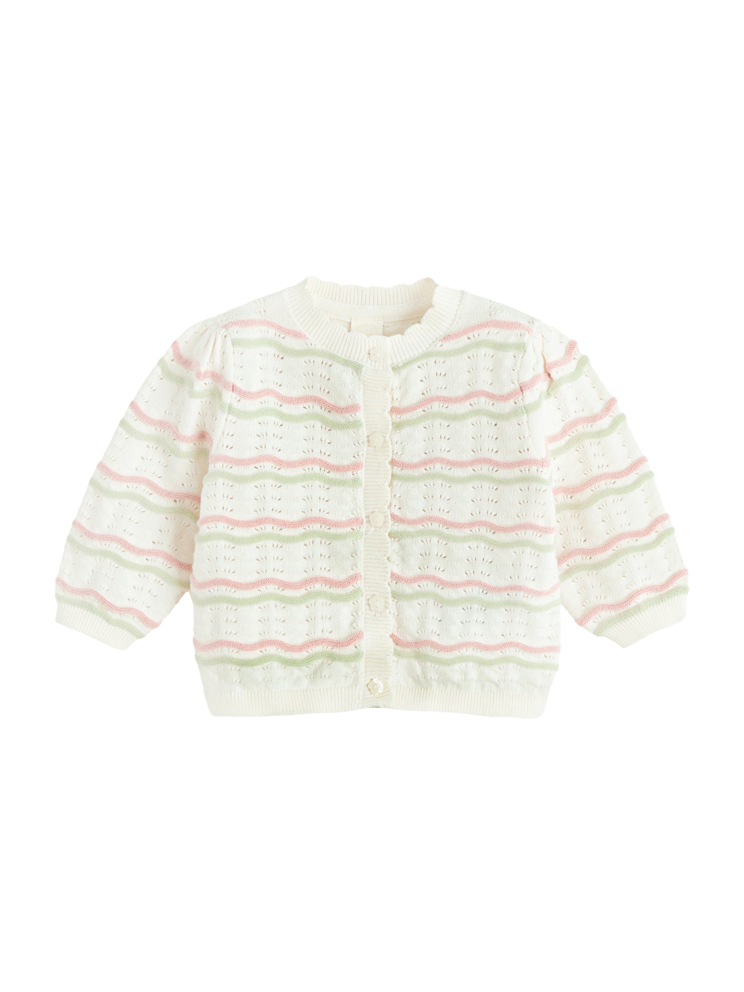 Cool Club Вязаная кофта в Белый: спереди