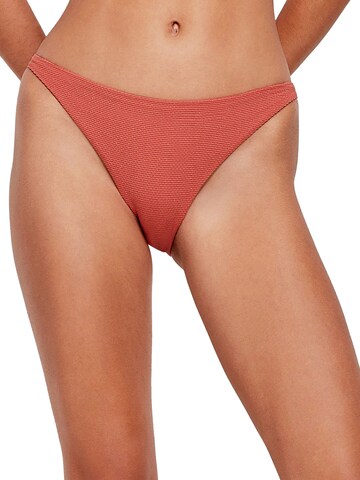 Bas de bikini Gisela en rouge : devant