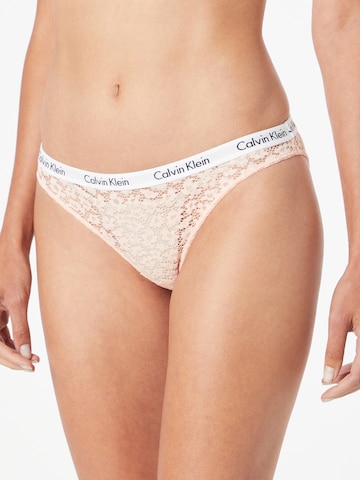 Slip Calvin Klein Underwear en orange : devant