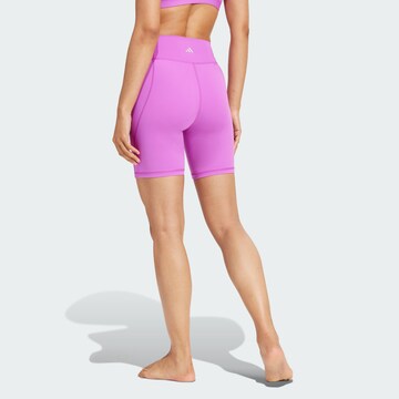 ADIDAS PERFORMANCE Skinny Sporthose 'All Me' in Lila