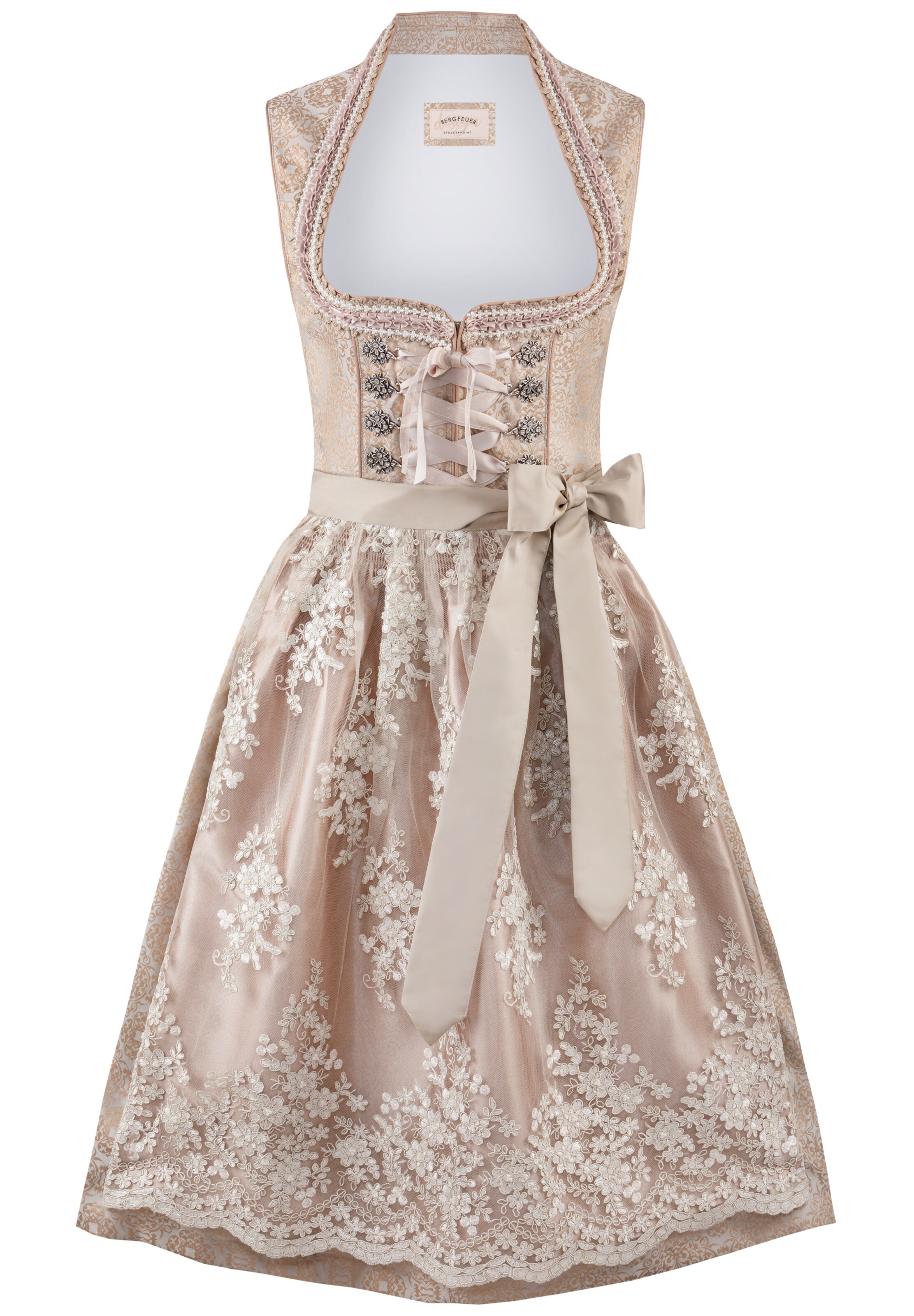 STOCKERPOINT Dirndl in Roze: voorkant