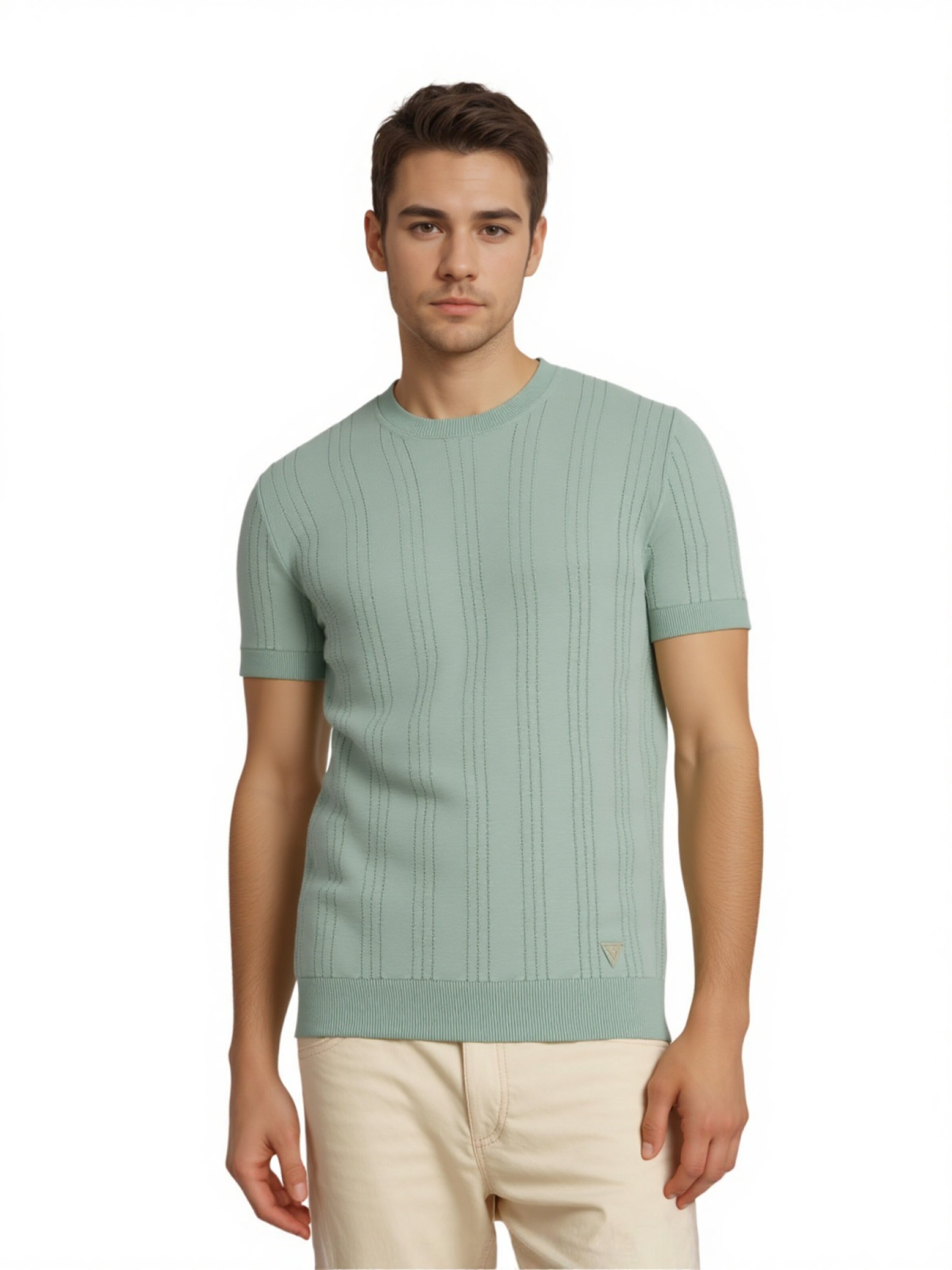 GUESS Shirt 'Lindon' in Green: front