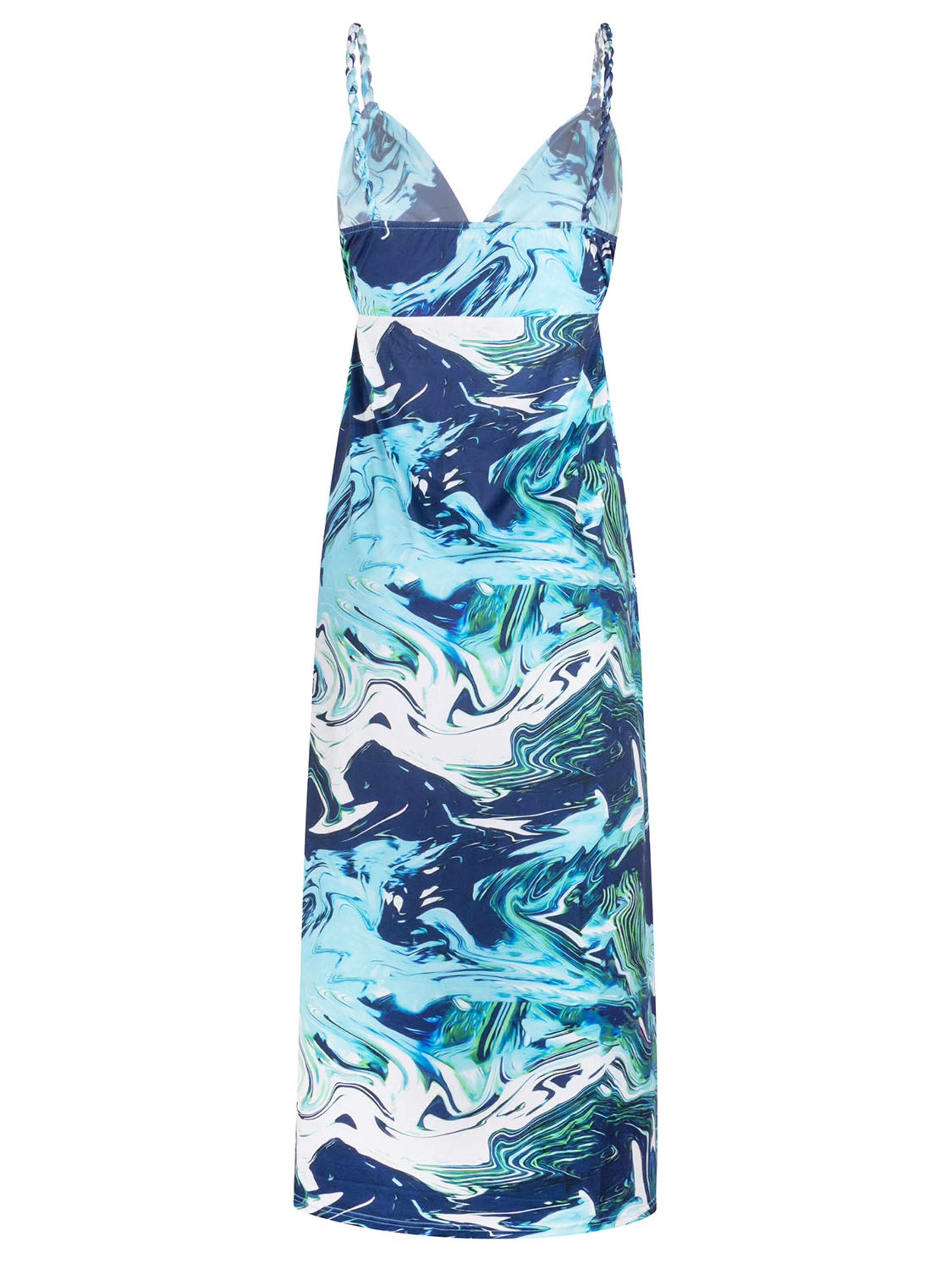Chic by Lirette Jurk 'Maxi dress Chikitu' in Blauw