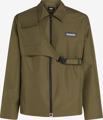 Karl Lagerfeld Prehodna jakna | zelena barva: sprednja stran