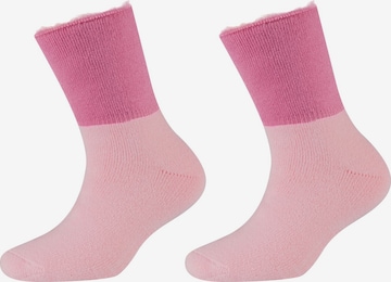 camano Socks in Pink: front