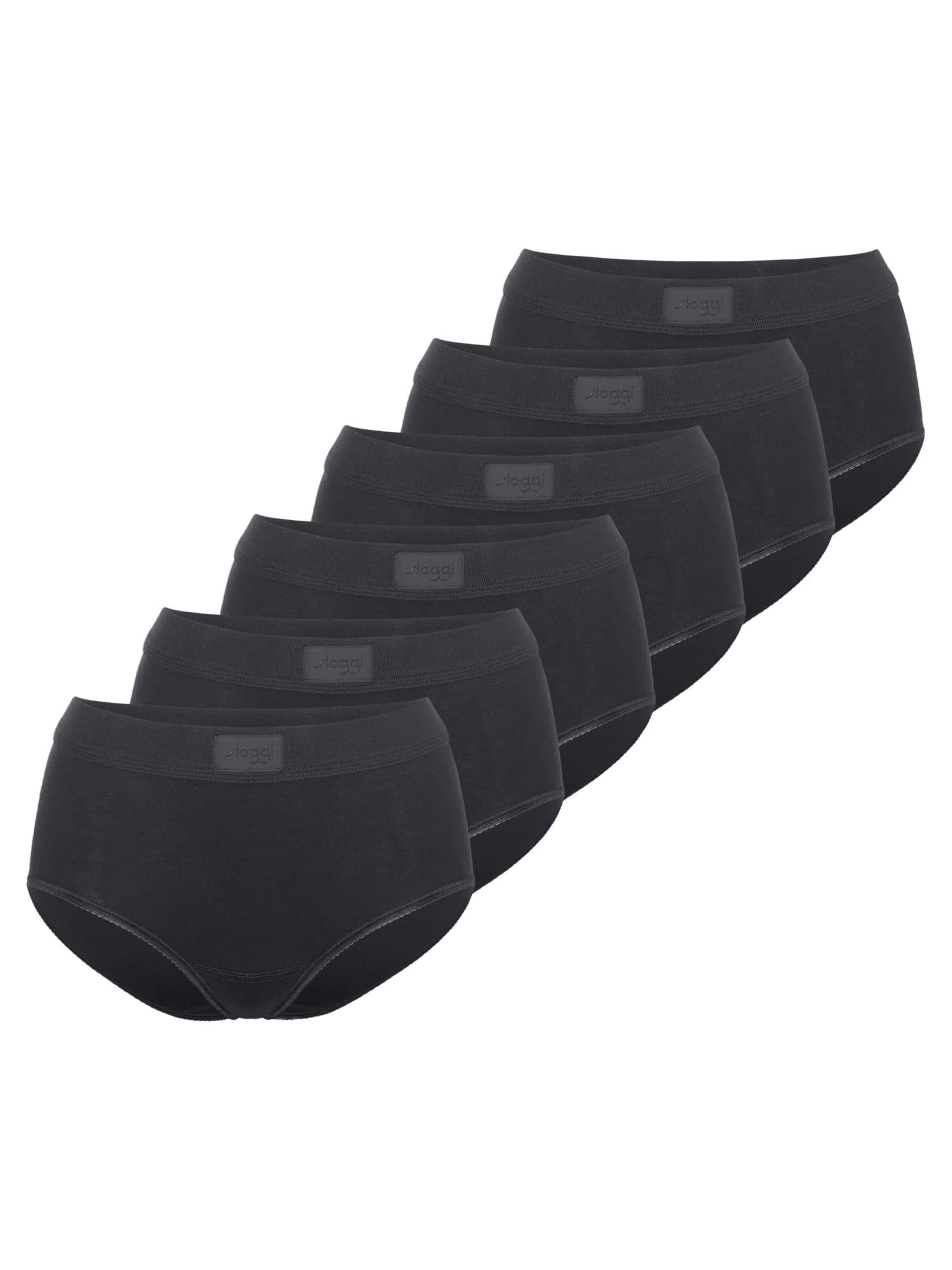 SLOGGI Slip 'Double Comfort T' in Zwart: voorkant