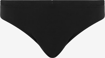 MOSCHINO Swim Trunks 'Briefs with logo waistband' in Black: front