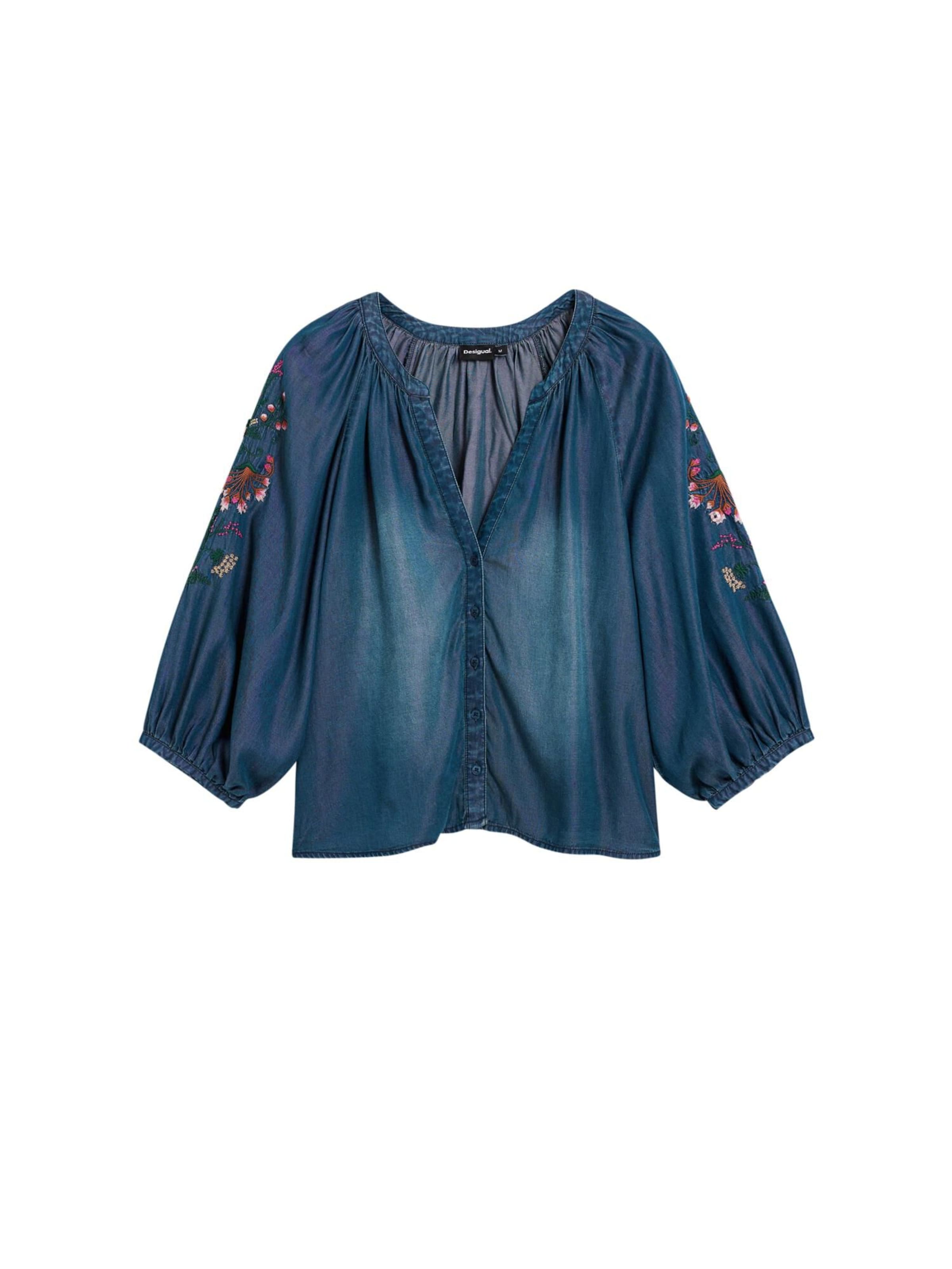 Desigual Bluse in Blau: Vorderseite