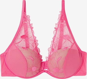 INTIMISSIMI Triangle Bra 'SWEET LIKE SUGAR' in Pink: front