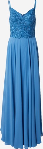 mascara Evening Dress in Blue: front