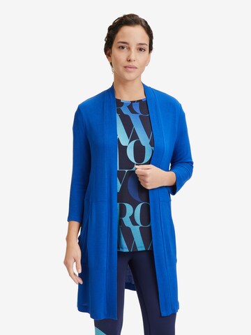 Betty Barclay Gebreid vest in Blauw: voorkant