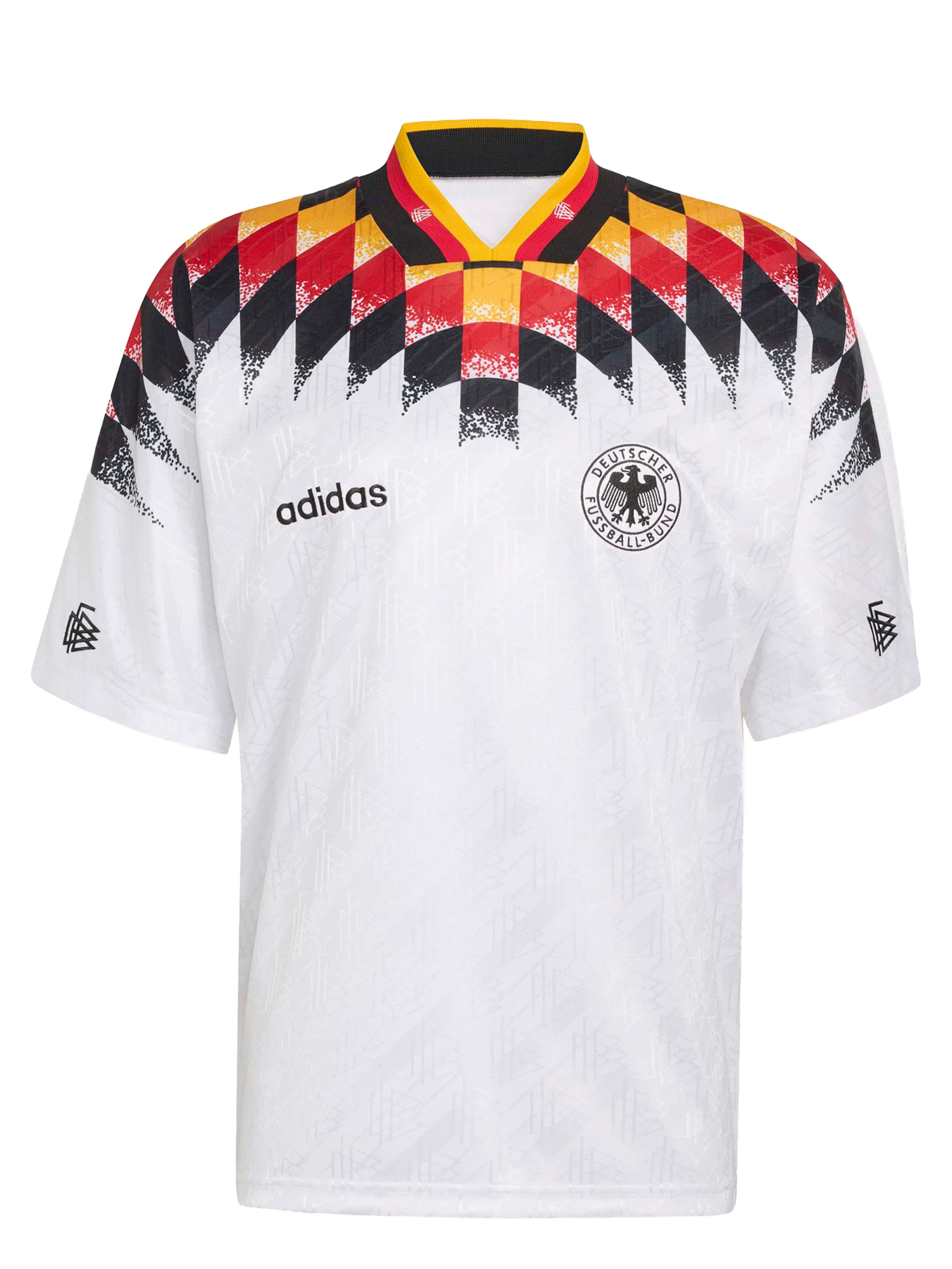 ADIDAS PERFORMANCE Jersey 'Deutschland 1994' in XS in Dark yellow / Fire red / Black / White, Item view