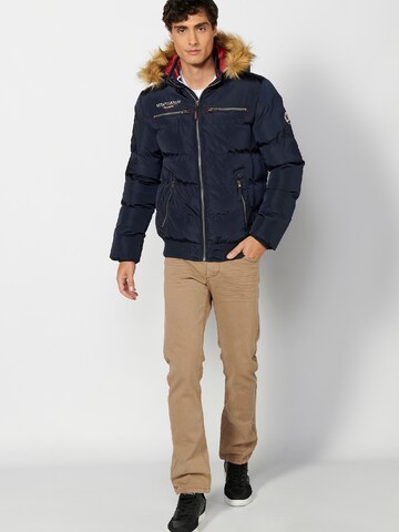 KOROSHI Winter Jacket in Blue