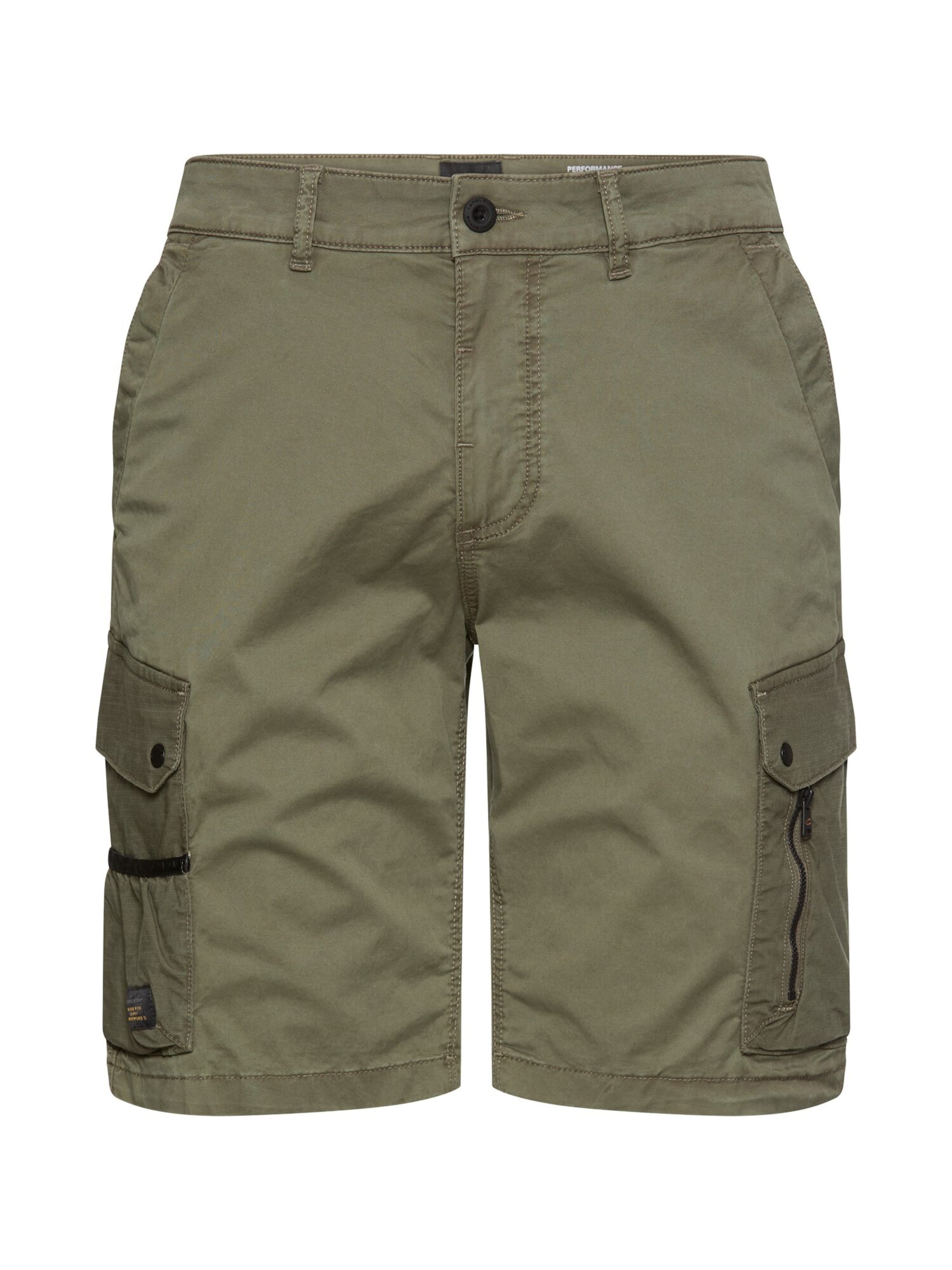 CAMEL ACTIVE Cargo Pants in Green: front