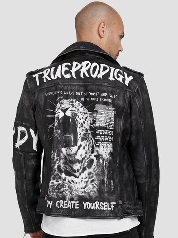 trueprodigy Lederjacke ' Russell ' in Schwarz