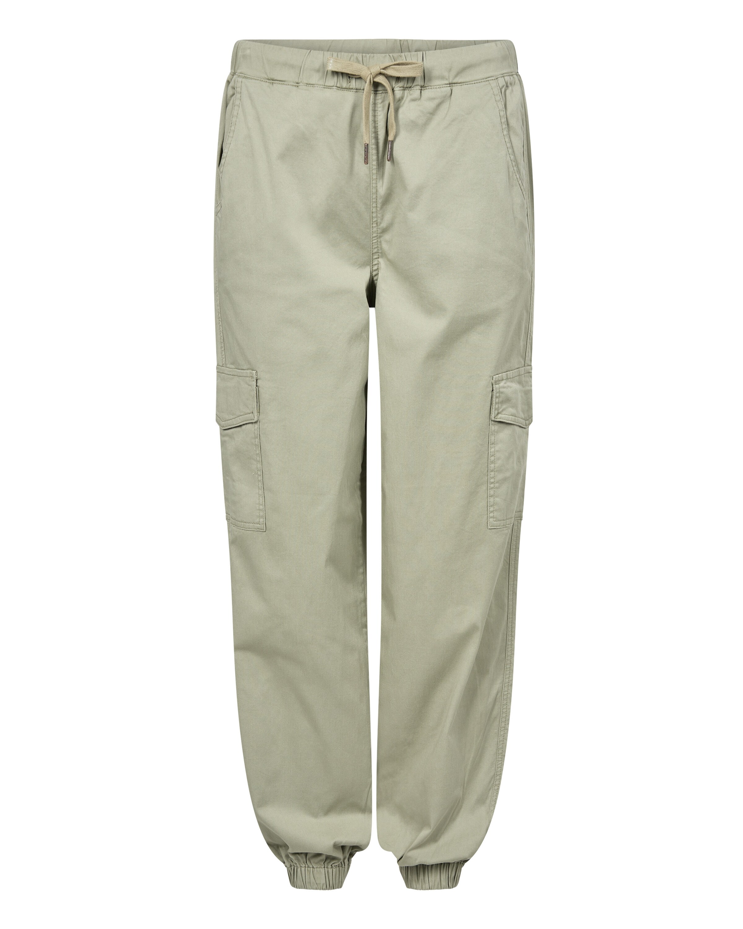 Cream Loosefit Cargobukser i grøn: forside