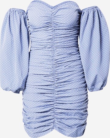 Misspap Φόρεμα 'Polka' σε μπλε: μπροστά