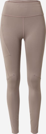 On Pantalon de sport en taupe / noir, Vue avec produit