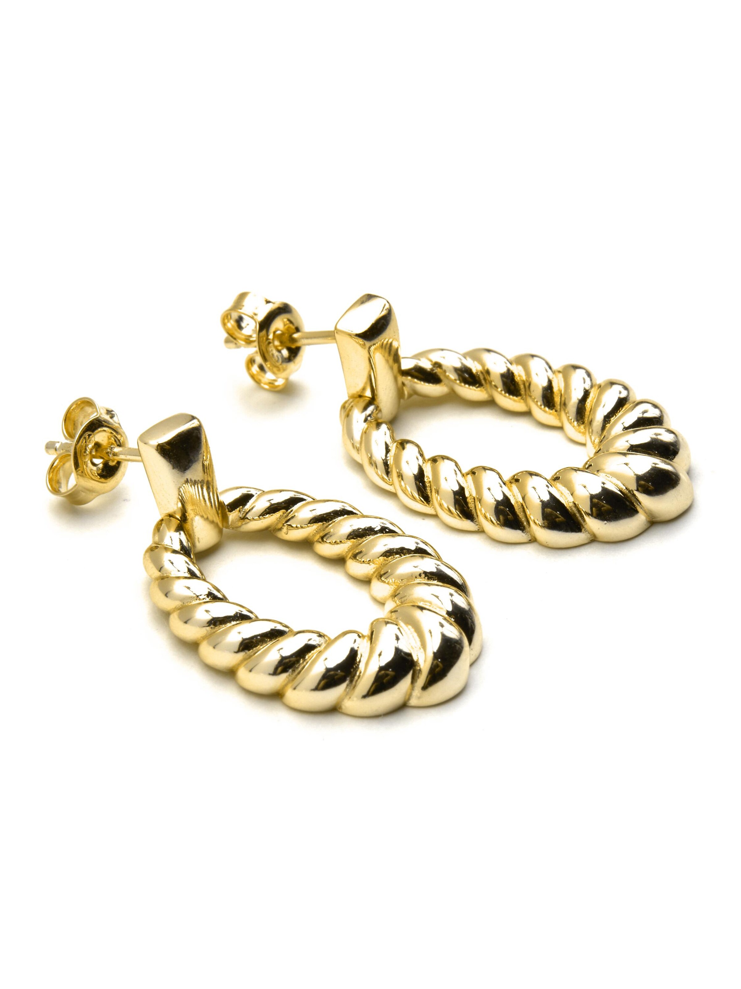 Boucles d'oreilles 'IMKRULL' Luxenter en jaune