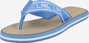 Lauren Ralph Lauren - Sandalias de dedo 'Roxxy' en azul: frente