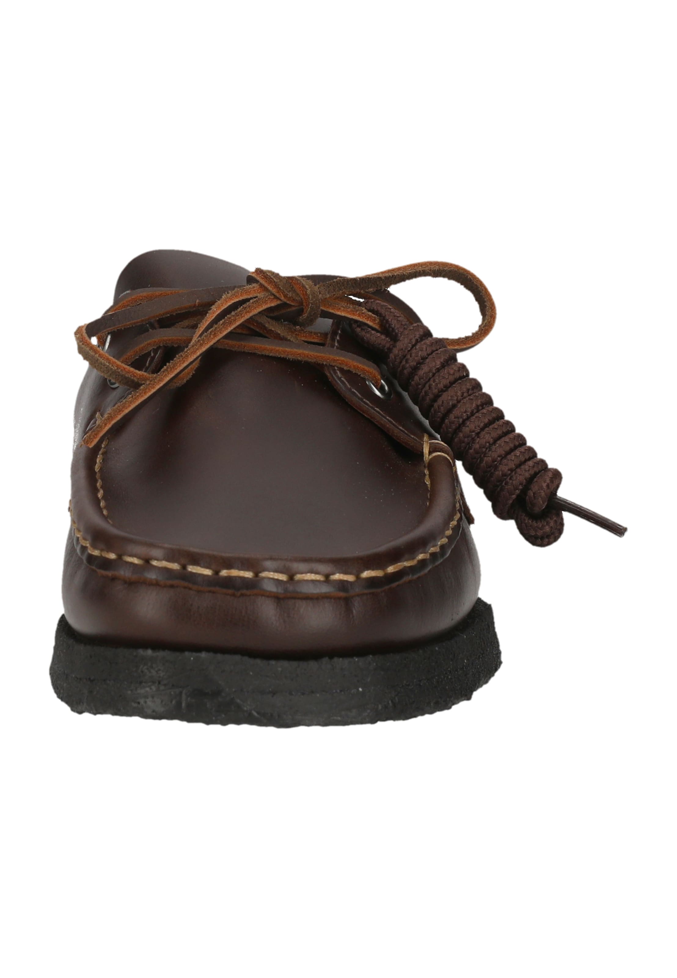 CLARKS Lace-up shoe 'Godney Boat' in Brown