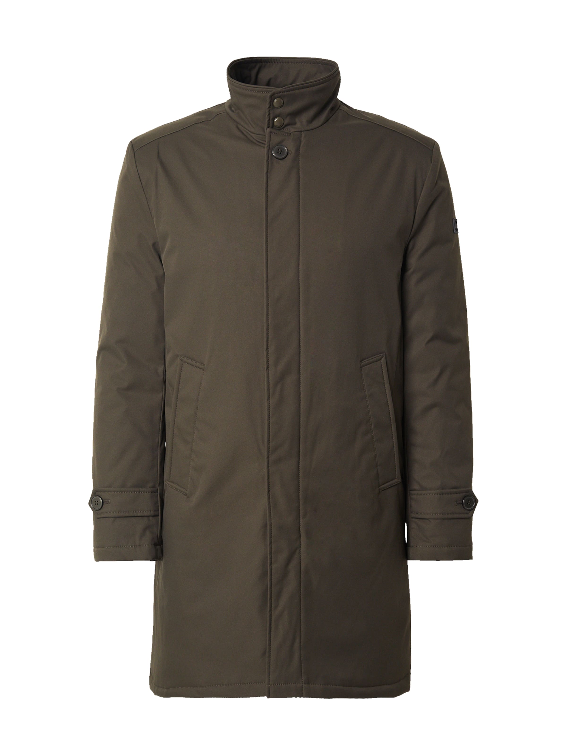 Bruun & Stengade Демисезонное пальто 'Bedford' в Зеленый: спереди