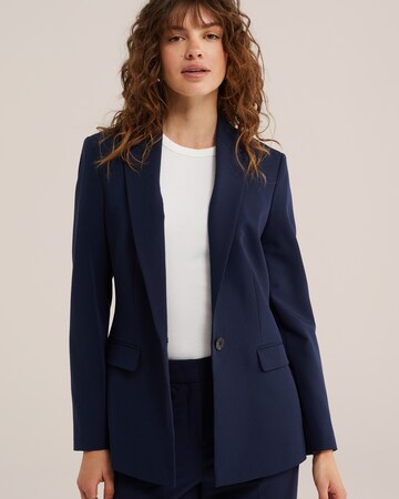 WE Fashion - Blazer 'Marly' em azul: frente