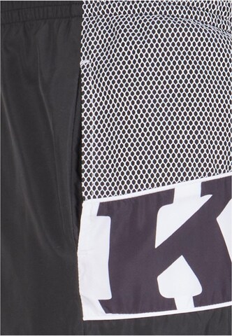 Karl Kani Regular Wavy Retro Black Trackshorts in Grau