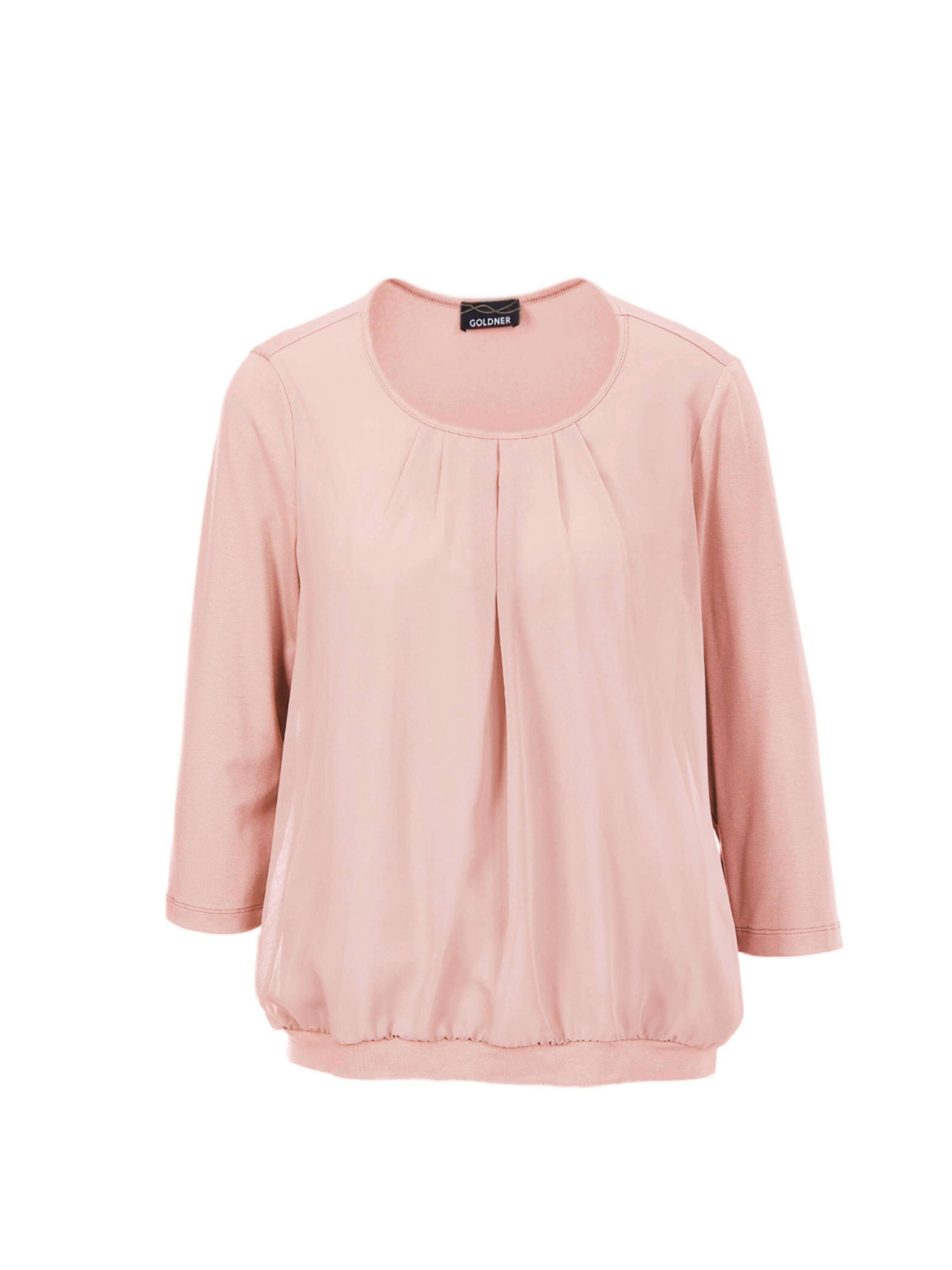 Goldner Bluse in Beige: Vorderseite