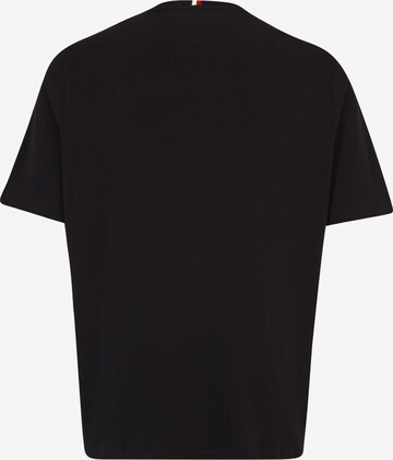 Tommy Hilfiger Big & Tall T-Shirt in Schwarz