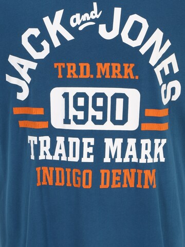 Jack & Jones Plus T-shirt 'CARLO' i blå