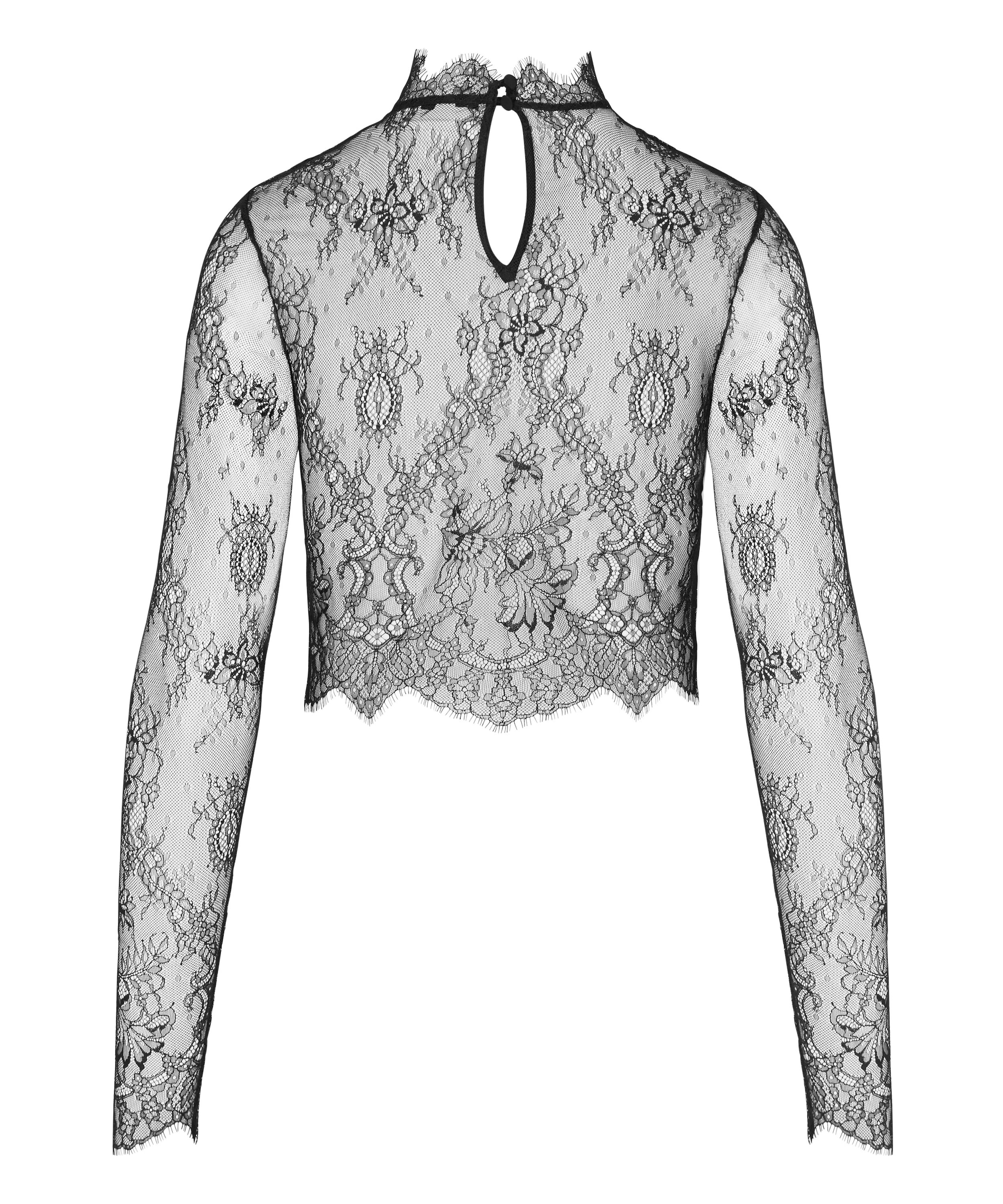 Hunkemöller Slaapshirt 'Camille' in Zwart