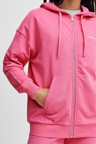 The Jogg Concept Zip-Up Hoodie in Pink
