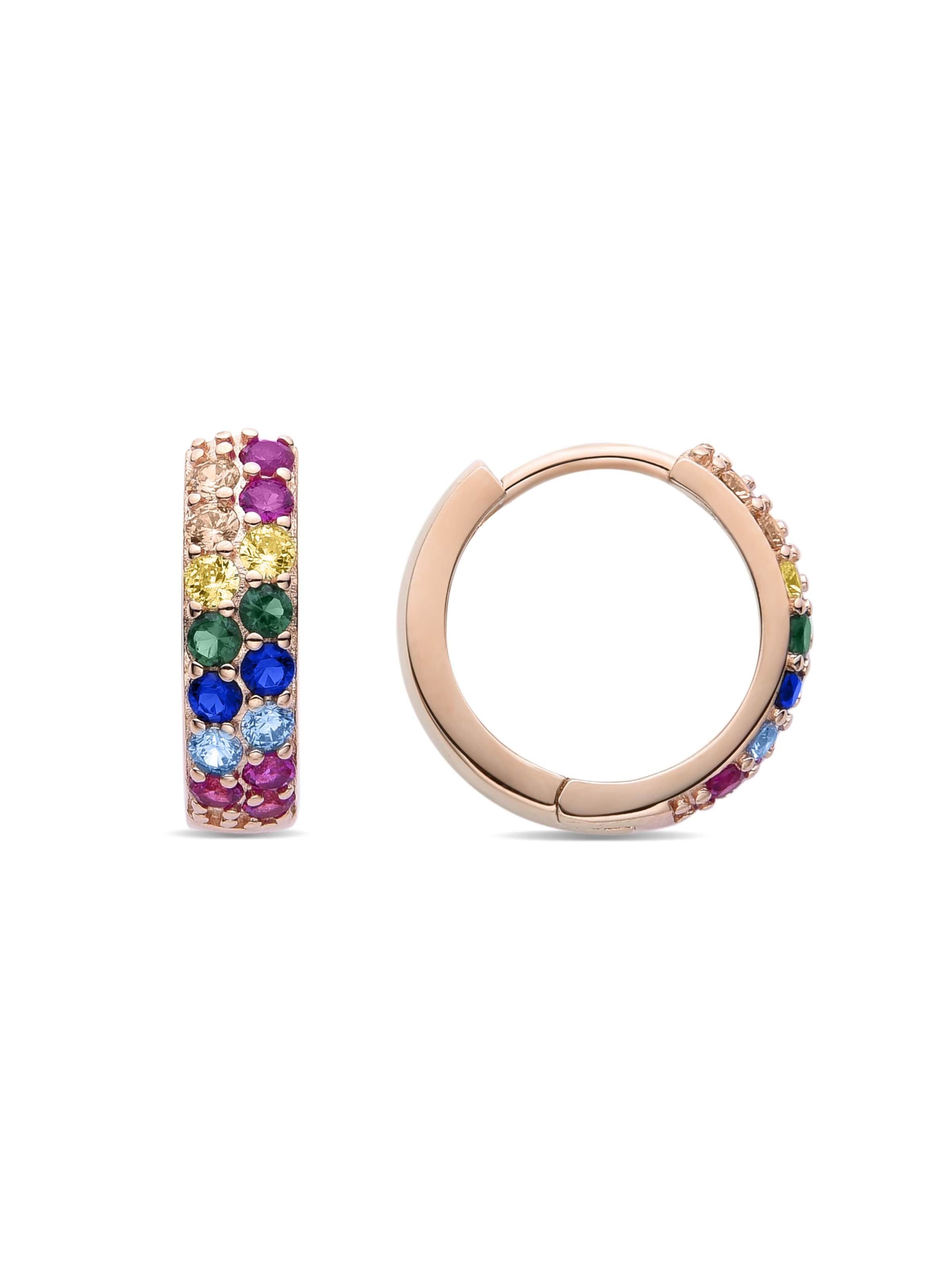 Luxenter Oorbellen 'Imewa' in Gemengde kleuren: voorkant