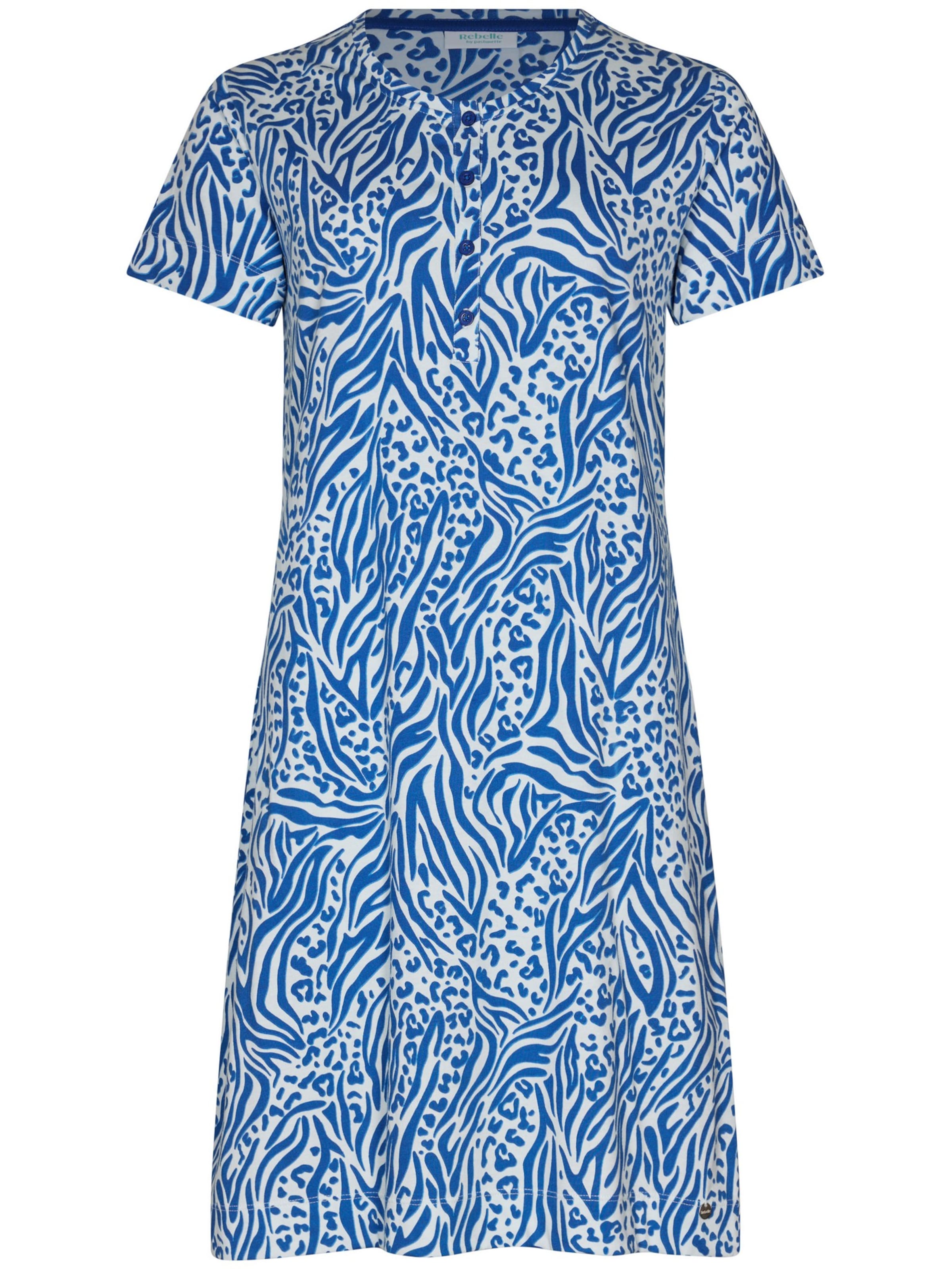 Rebelle Nightgown in Blue: front